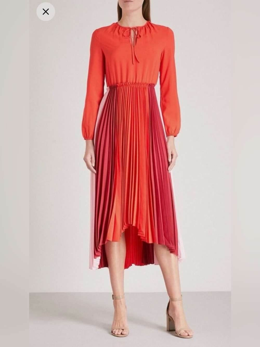 Maje Pleated dress - size 1. small